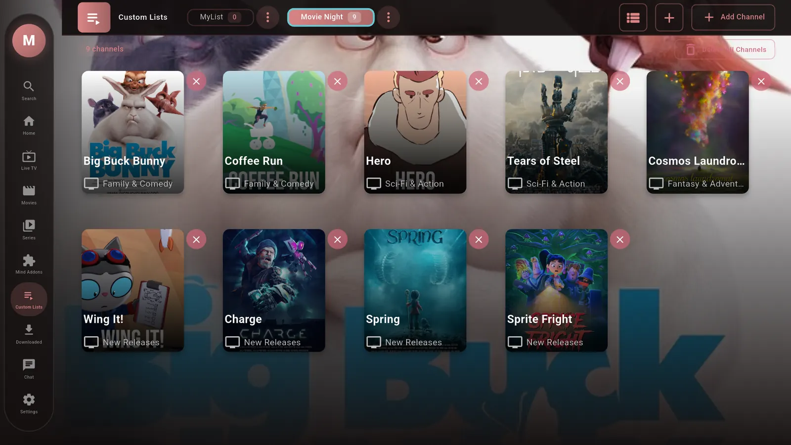 Custom lists